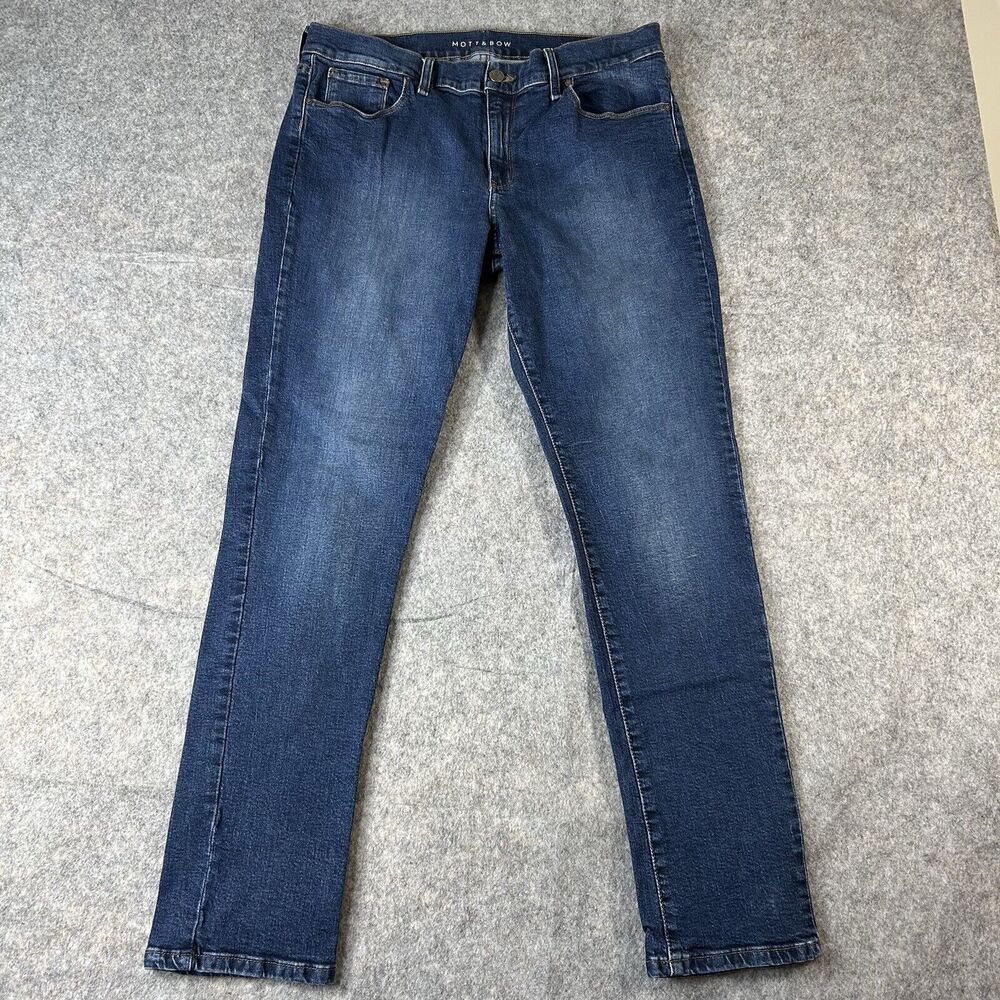 Notations Women’s Straight Leg Jeans - Dark Blue